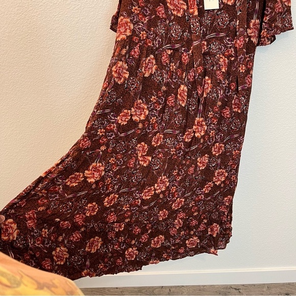 NWT Matilda Jane Good Hart GH Mariposa Floral Flowy Midi Dress- Size Large - Picture 12 of 16